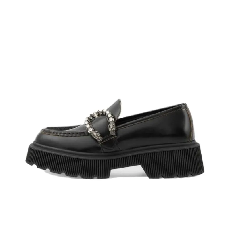 GUCCI Platform Shoes Women's Black-0