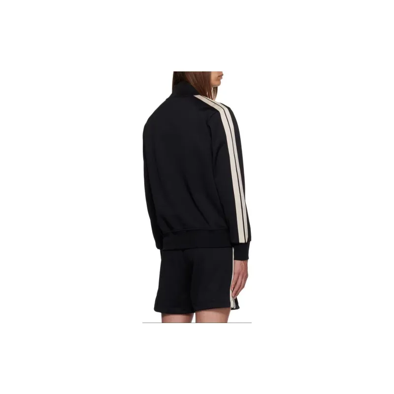 PALM ANGELS Logo Embroidered Zipped Sweatshirt-1