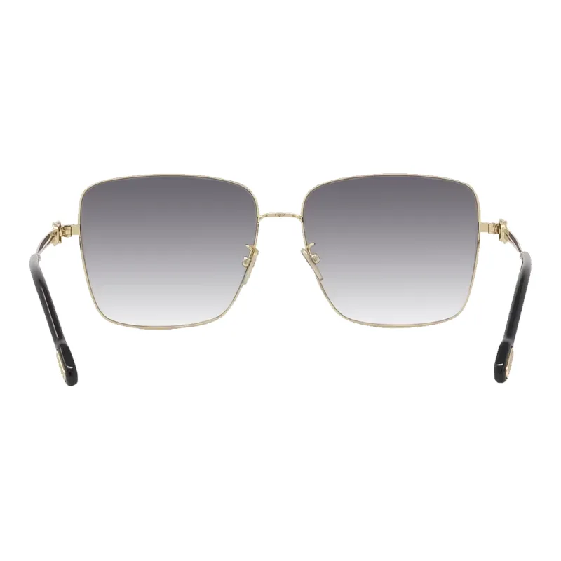 FRED Acetate Metal Gold Plated Irregular Shape Sunglasses Unisex Gold-2