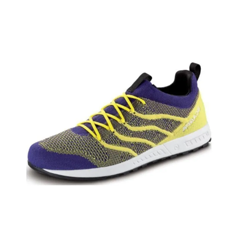 SCARPA Gecko Cushioning Wear-Resistant Low-Top Casual Running Shoes Unisex Yellow Purple-0