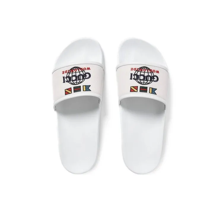 GUCCI Slide 'Worldwide Flag White'-2