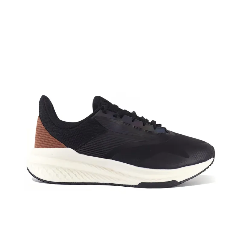 361° Cushioning, Slip Resistant, And Abrasion Resistant Low Top Running Shoes Men's Obsidian Black-1