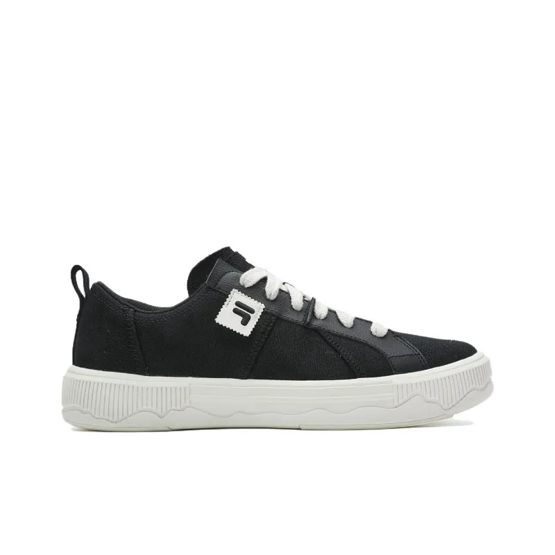 FILA FUSION POP 3 Abrasion Resistant Low Top Skateboard Shoes Men's Black-1
