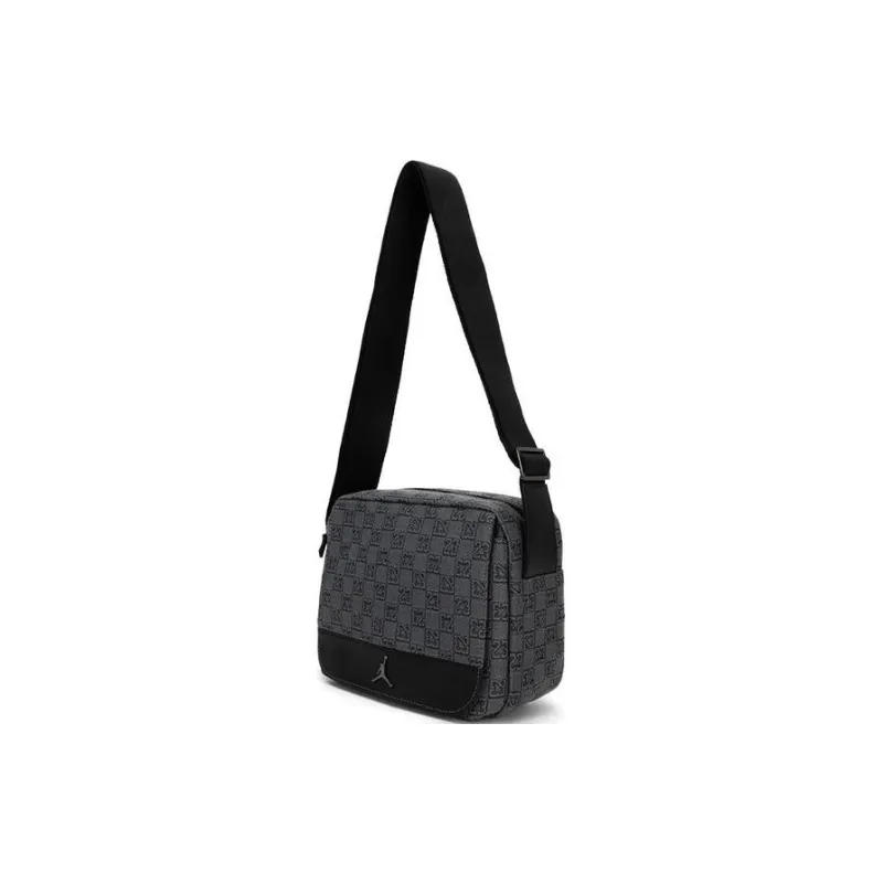 Jordan Polyester Crossbody Bag, Shoulder Bag Regular Unisex Dark Smoke Gray-2