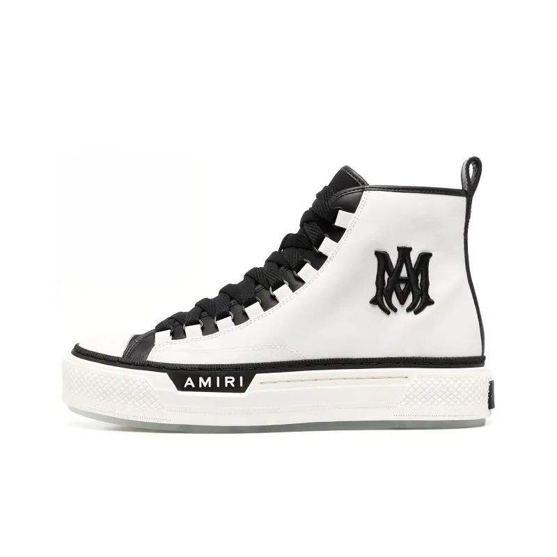 AMIRI M.A. Logo Court High 'White Black'-0