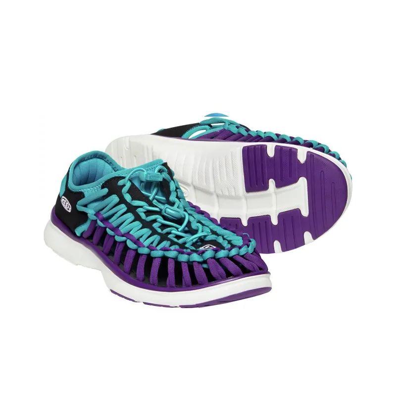KEEN Uneek Celebrity Style River Trekking Shoes Men's Blue Purple-3