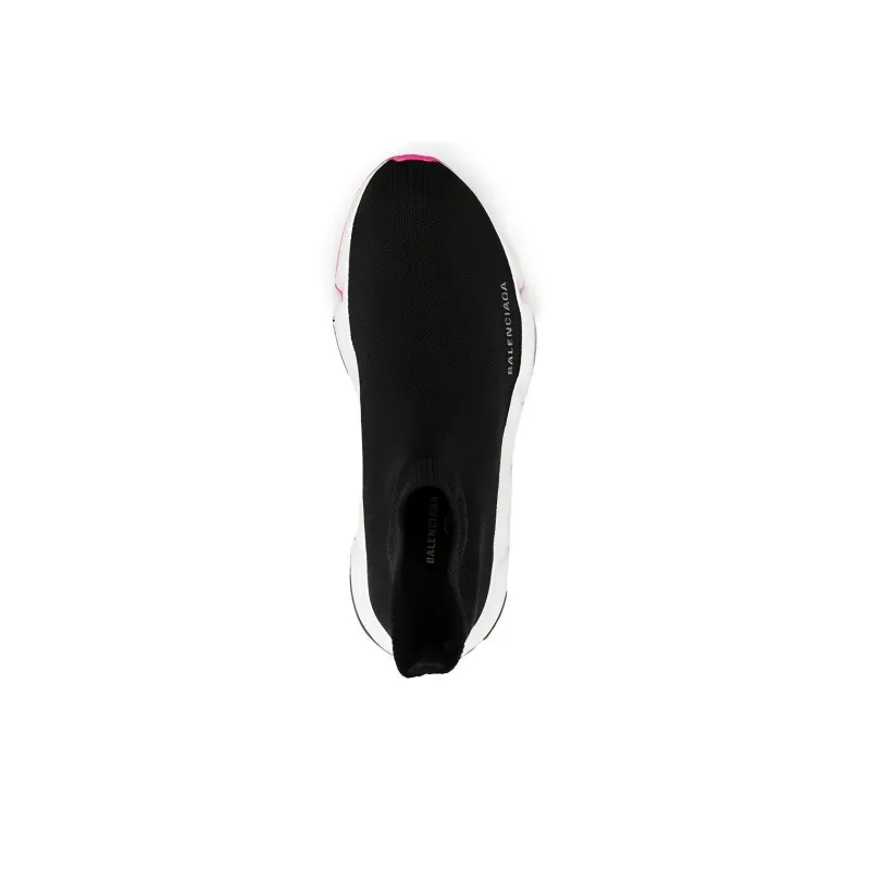 Balenciaga Speed 1.0 Recycled Sneakers 'Black Fuchsia' Women's-3