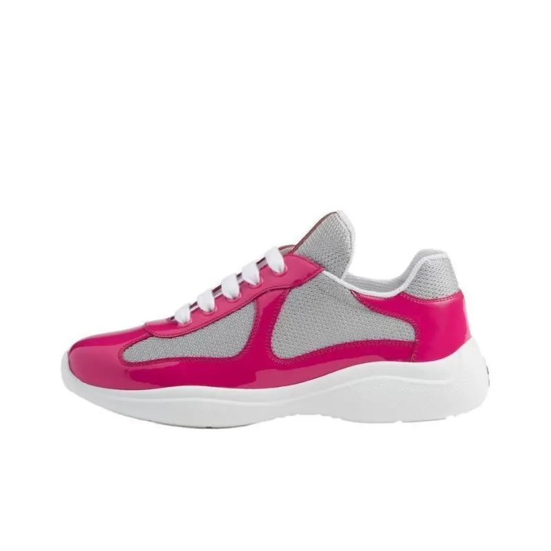 PRADA Low Top Casual Shoes Women's Pink-0