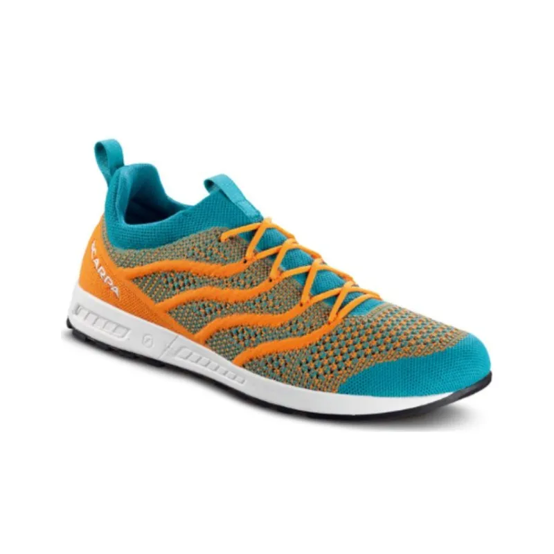 SCARPA Gecko AIR FLIP Cushioning Wear-Resistant Low-Top Running Shoes Unisex Blue Orange-1