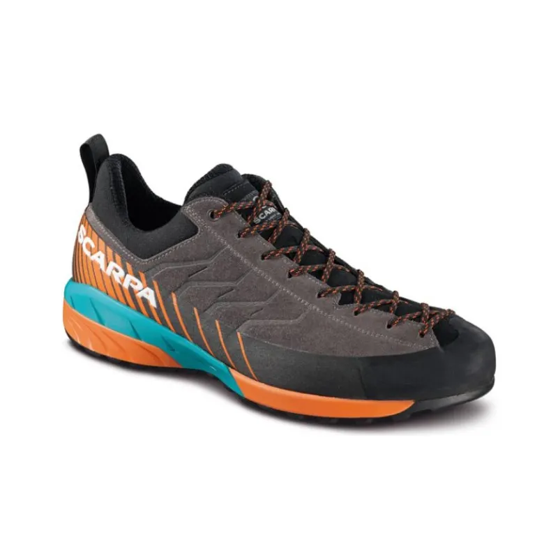 SCARPA Mescalito Cushioning Wear-Resistant Low-Top Hiking Shoes Unisex Orange Brown-1