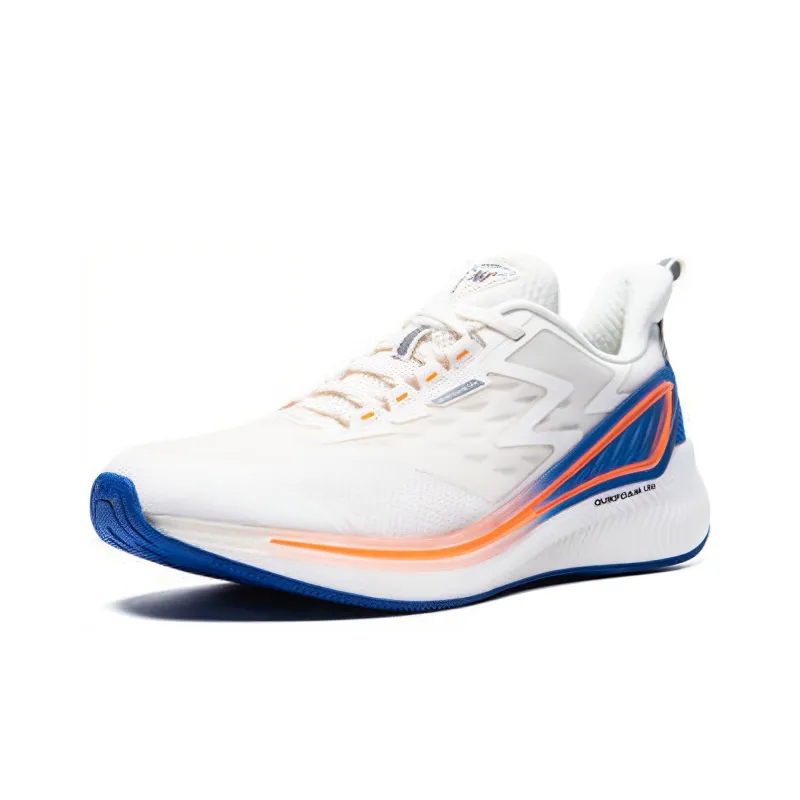361° Night Shadows Durable Breathable Low Top Running Shoes Men's White-2