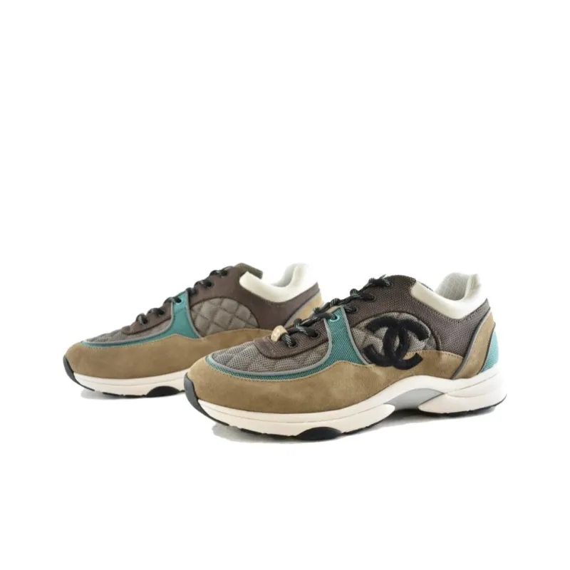 CHANEL Sneaker 'Brown Green'-2