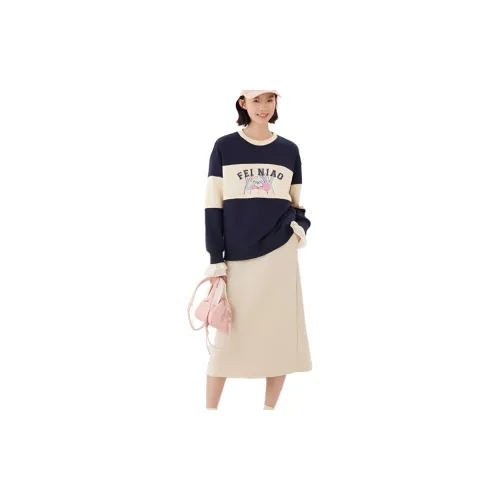 Asuka and new sake Sweatshirts Women's Navy Blue