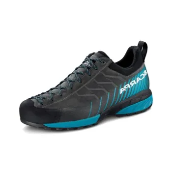 SCARPA Mescalito GTX Cushioning Wear-Resistant Low-Top Hiking Shoes Women's Gray Blue