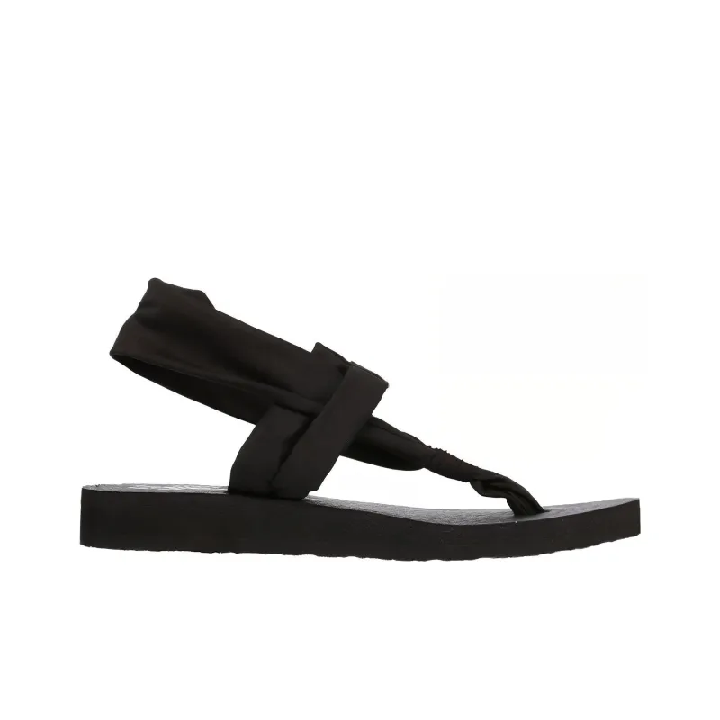 Skechers Meditation Studio Kicks Strap Sandals Women's Black-1