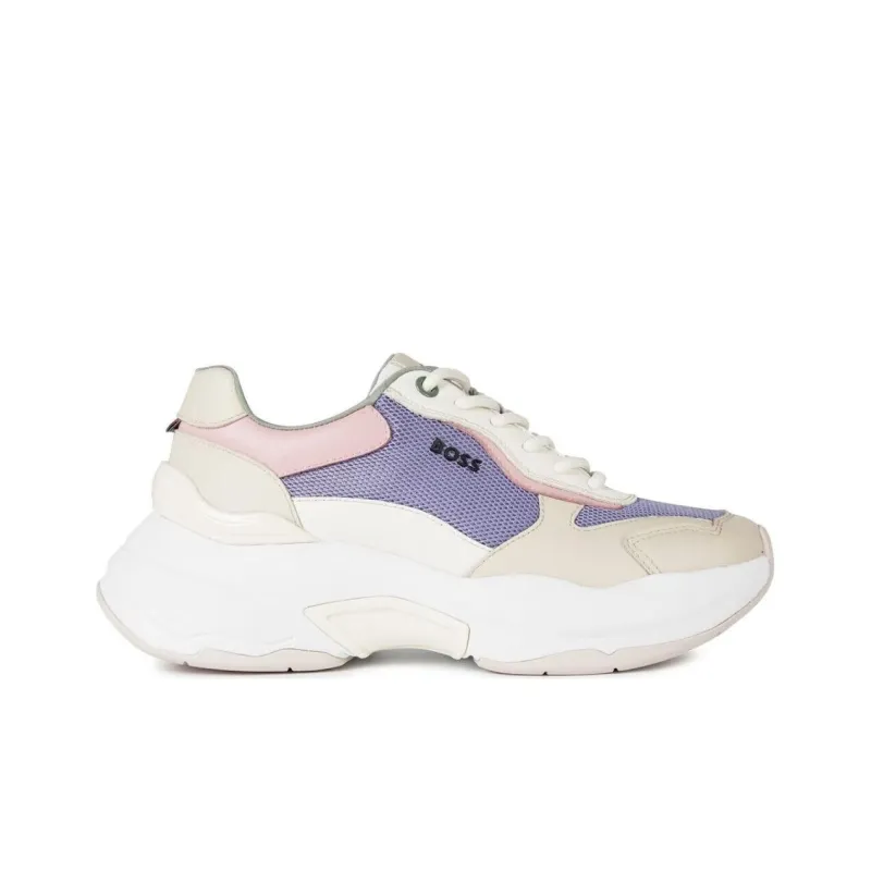 BOSS Panelled Multicolour Sneakers-1