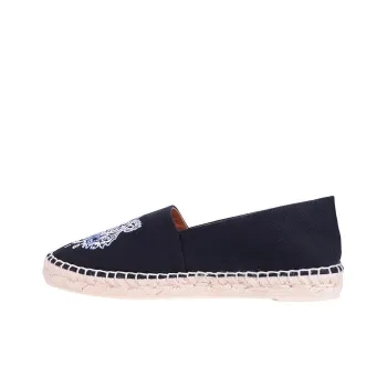 KENZO Slip Resistant Low Top Canvas Shoes Women's Black
