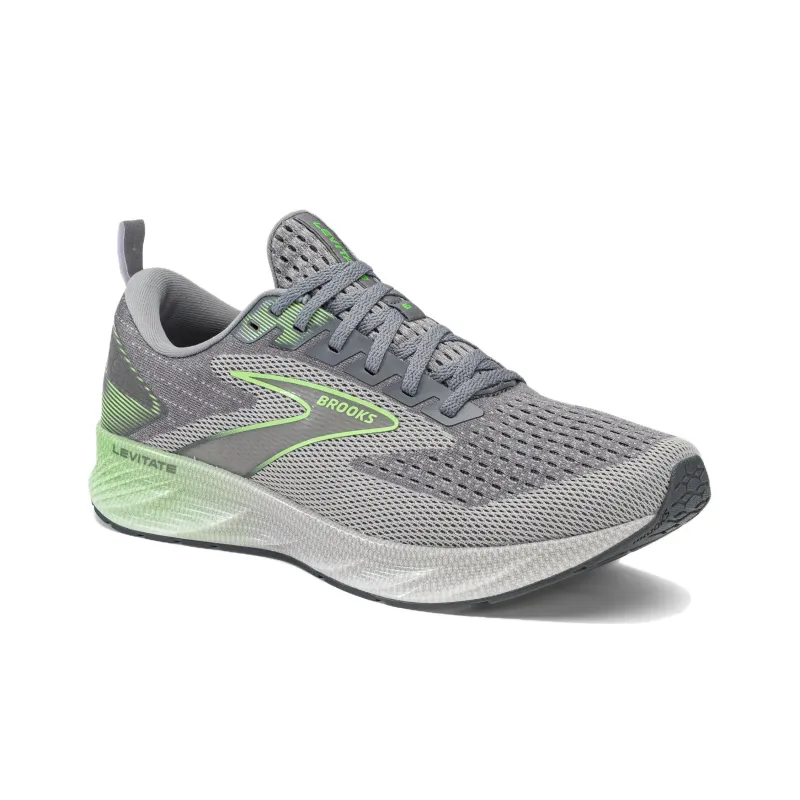 Brooks Levitate 6 'Primer Grey Neon Green'-1