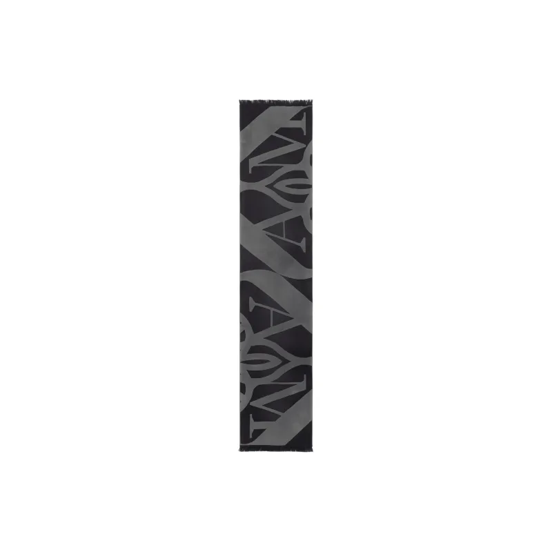 Alexander McQueen Knit Scarves Men's Black-0