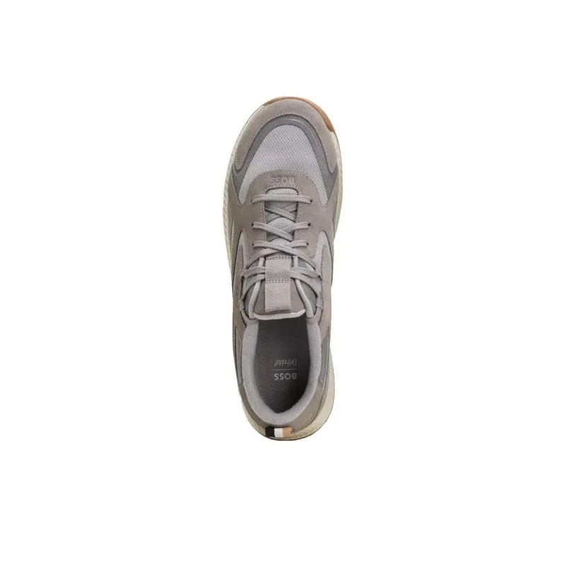 HUGO BOSS Low Top Casual Shoes Men's Gray-1