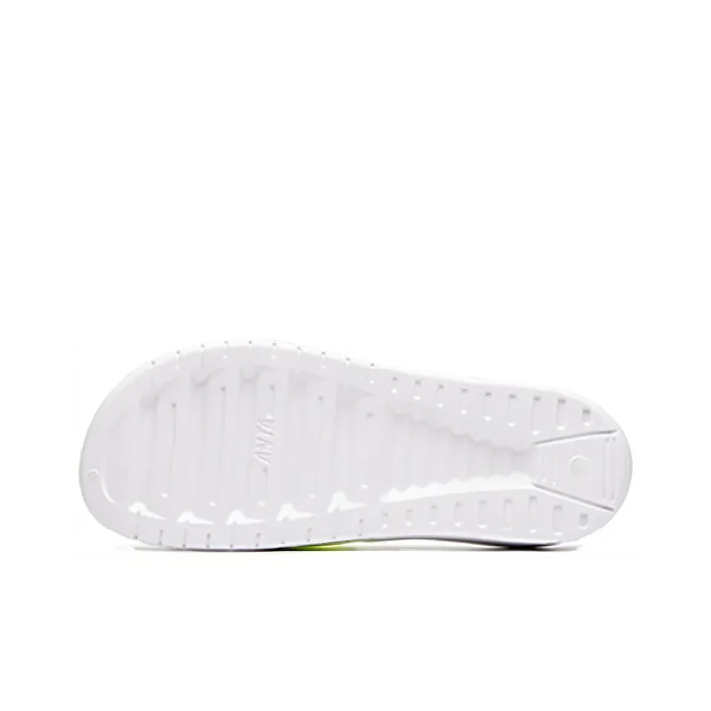 Anta Slide Slippers Women's White Green-4