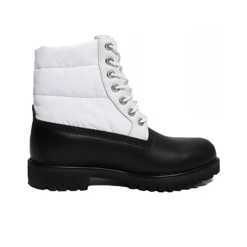 Timberland 6 Inch Breathable Warm Knee High Outdoor Boots Men's Black White-1