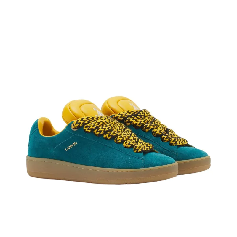 Lanvin Future X Lanvin Hyper Curb Sneakers 'Blue Yellow'-1
