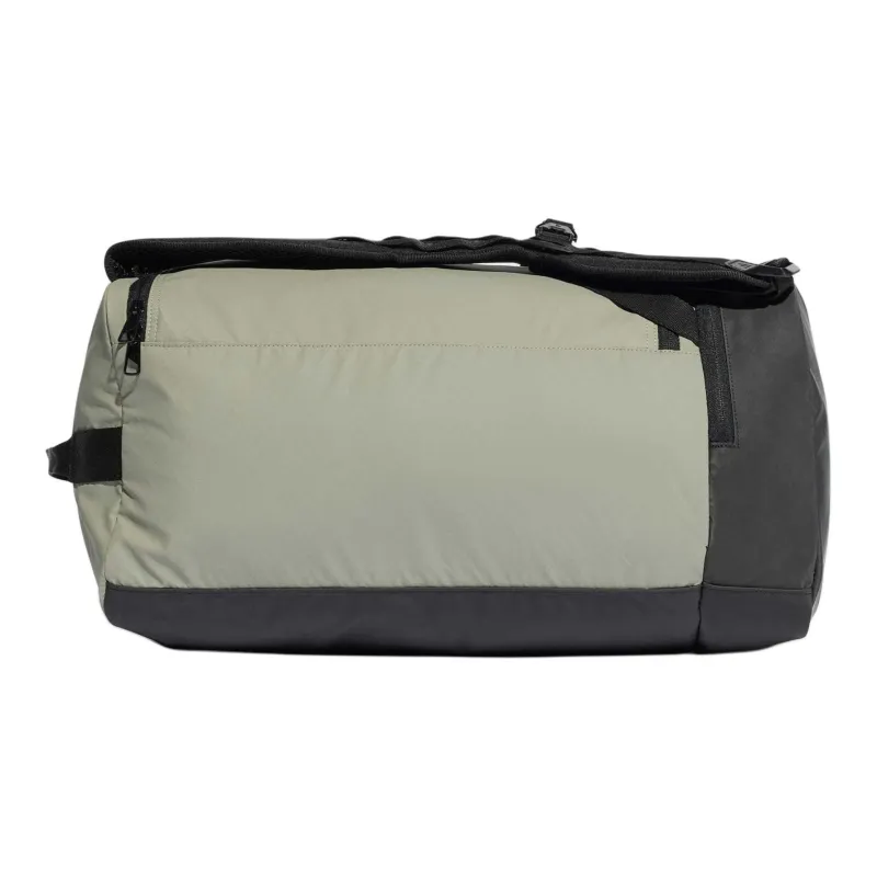 Adidas Coated PU Shoulder Bag, Crossbody Bag Regular Men's Silver Pebble & Black & Gray-2