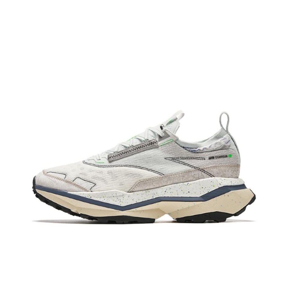 ANTA Champion Series Running Shoes Men Low-Top Smoke Brown