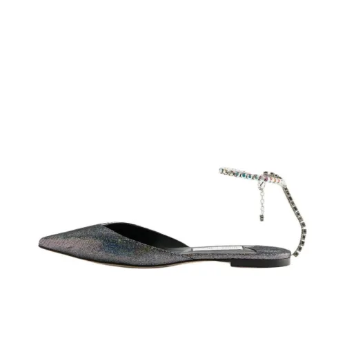 Jimmy Choo Casual Single Shoes Women's Silver