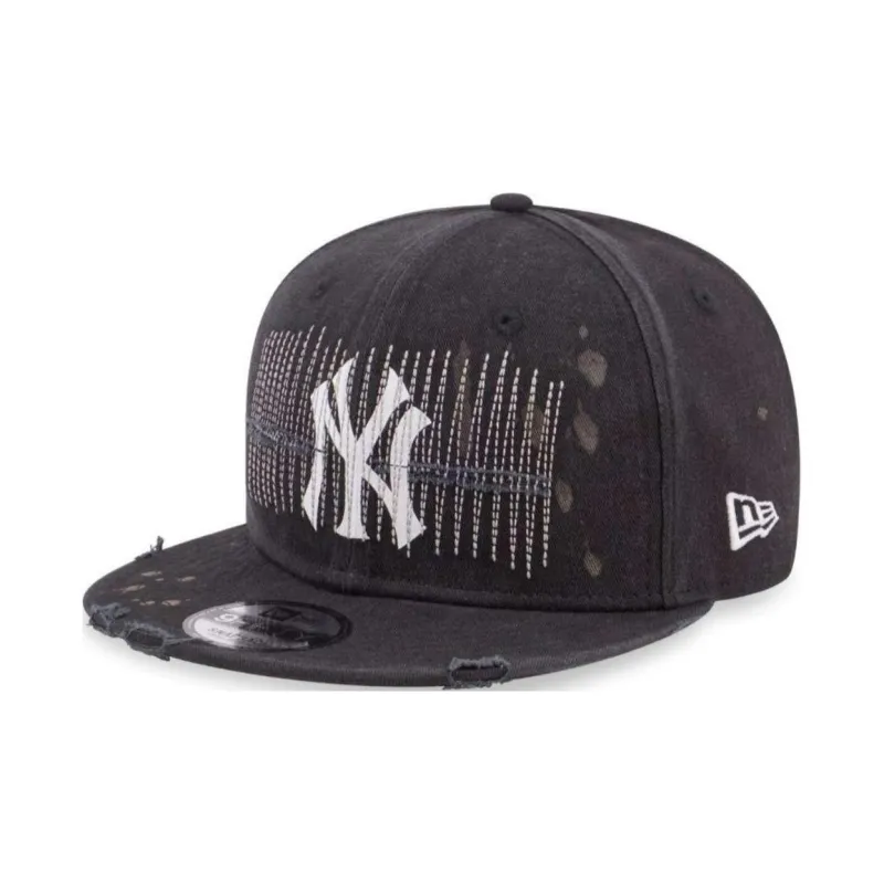 New Era Cotton Baseball Caps Unisex Black-0