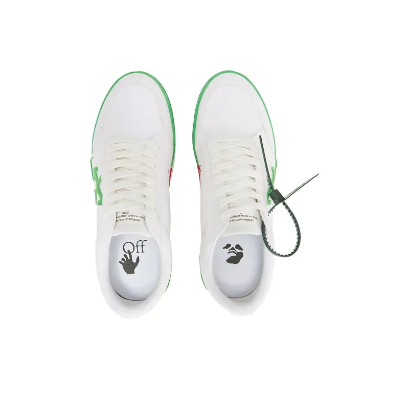 OFF WHITE Vulc Low White Fluo Green-4