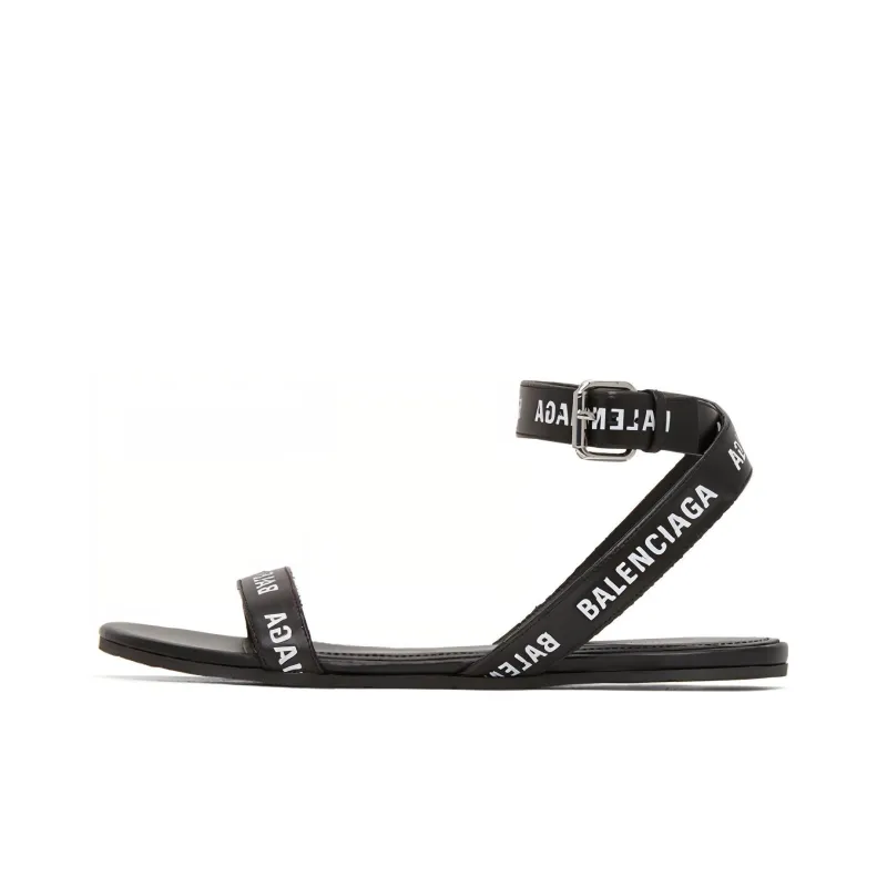 Balenciaga Sports Sandals 'Black White' Women's-0