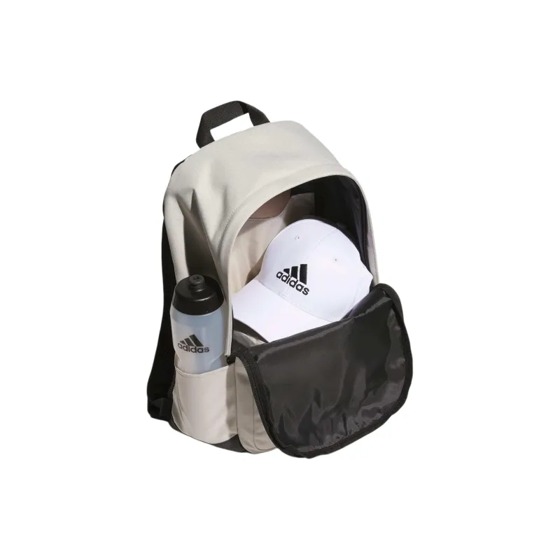 Adidas Recycled Polyester Plain Weave Fabric Backpack Men's Nubby Gray-3
