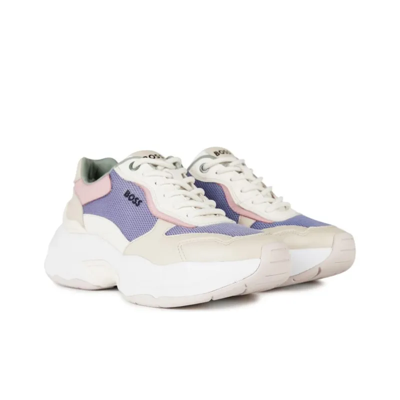 BOSS Panelled Multicolour Sneakers-2