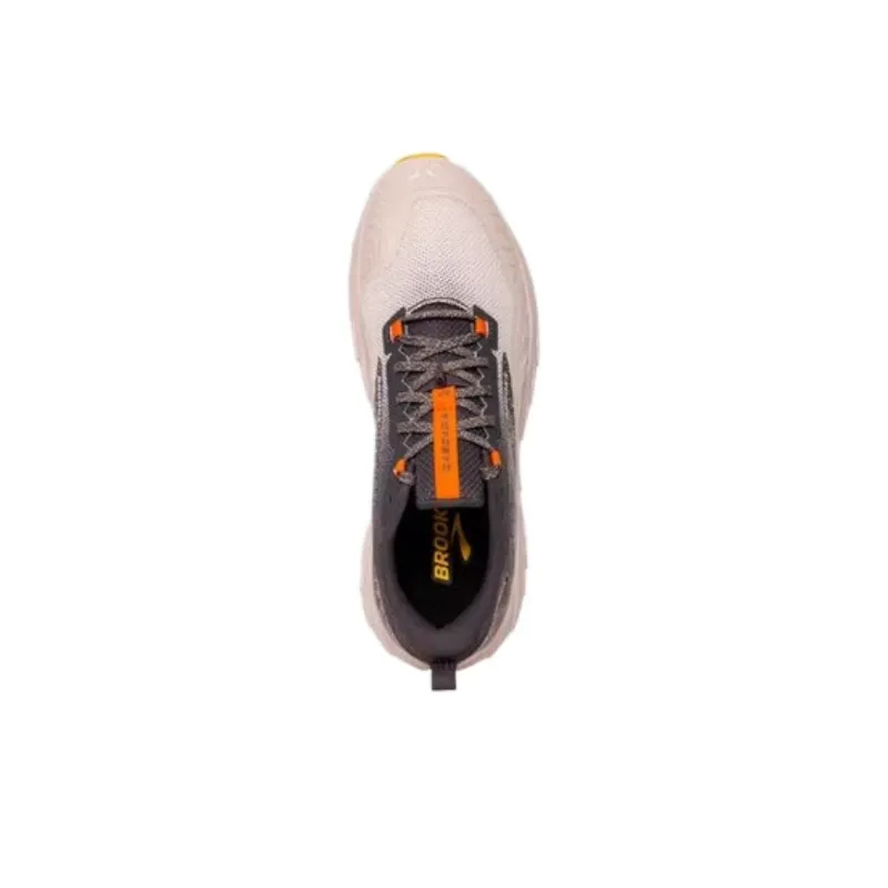 Brooks Cushioning Wear Resistant Low Top Running Shoes Men's Gray Orange-4