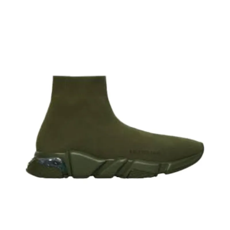 Balenciaga Speed Clear Sole Kaki-1