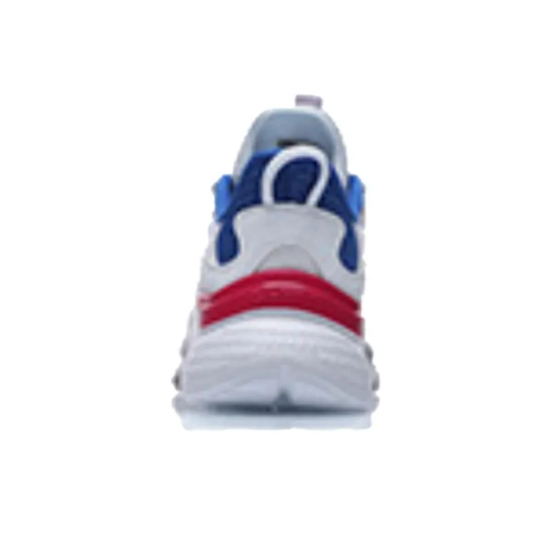 LiNing Liuyun Rebound Cushioning Lightweight Wear Resistant Slip Resistant Low Top Running Shoes Women's White Blue Red-4