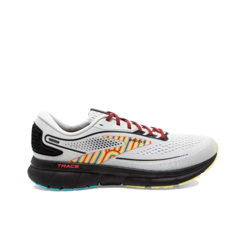 Brooks Trace 2 Anti-Slip Wear-Resistant Low-Top Running Shoes Women's Gray Black Yellow-1