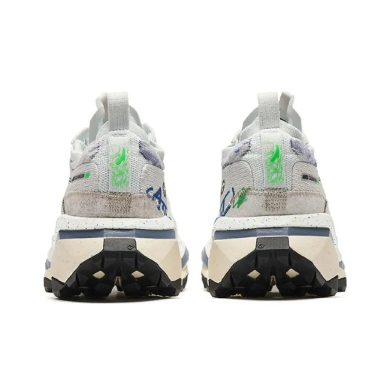 Anta Anti-Slip Wear-Resistant Low-Top Running Shoes Men's White Gray-3