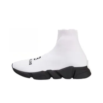 Balenciaga Speed Recycled Sneakers White/Black Women's