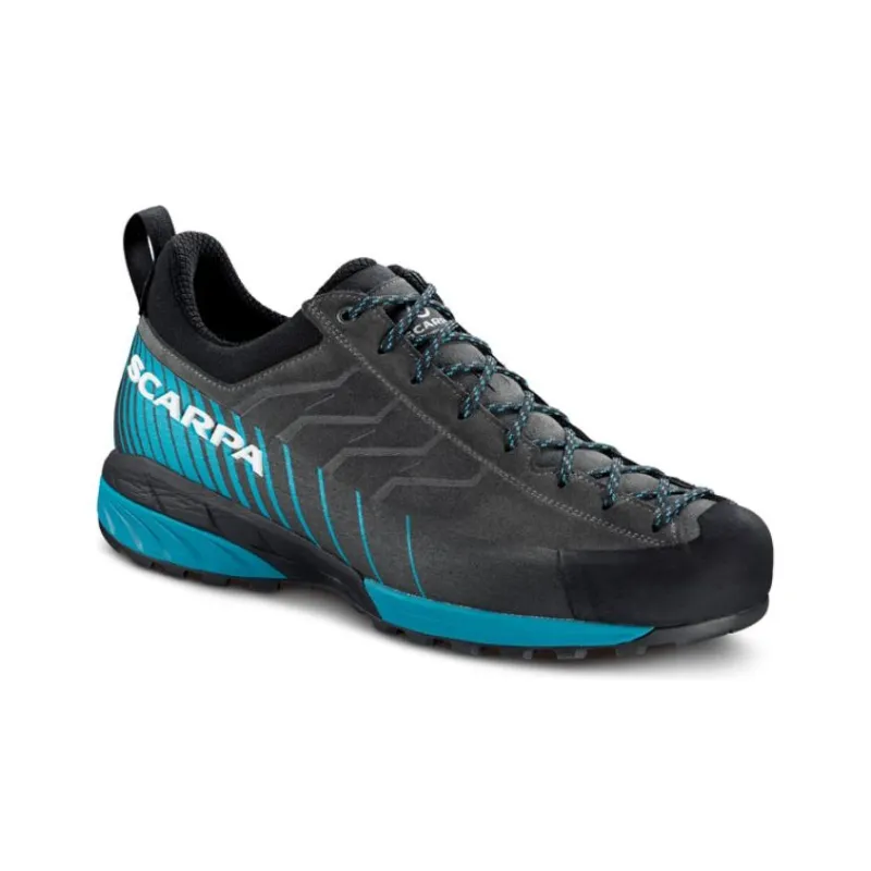 SCARPA Mescalito GTX Cushioning Wear-Resistant Low-Top Hiking Shoes Women's Gray Blue-1