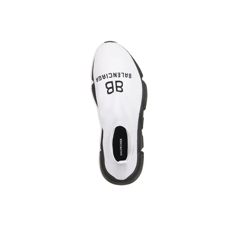 Balenciaga Speed Recycled Sneakers White/Black Women's-1
