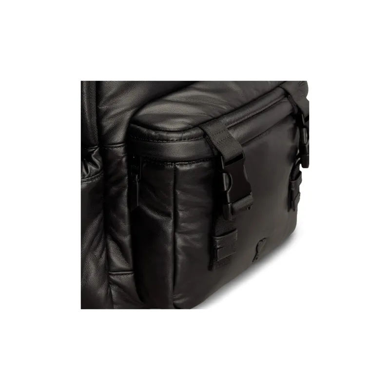AMIPARIS Sheepskin Backpack Men's Black-3