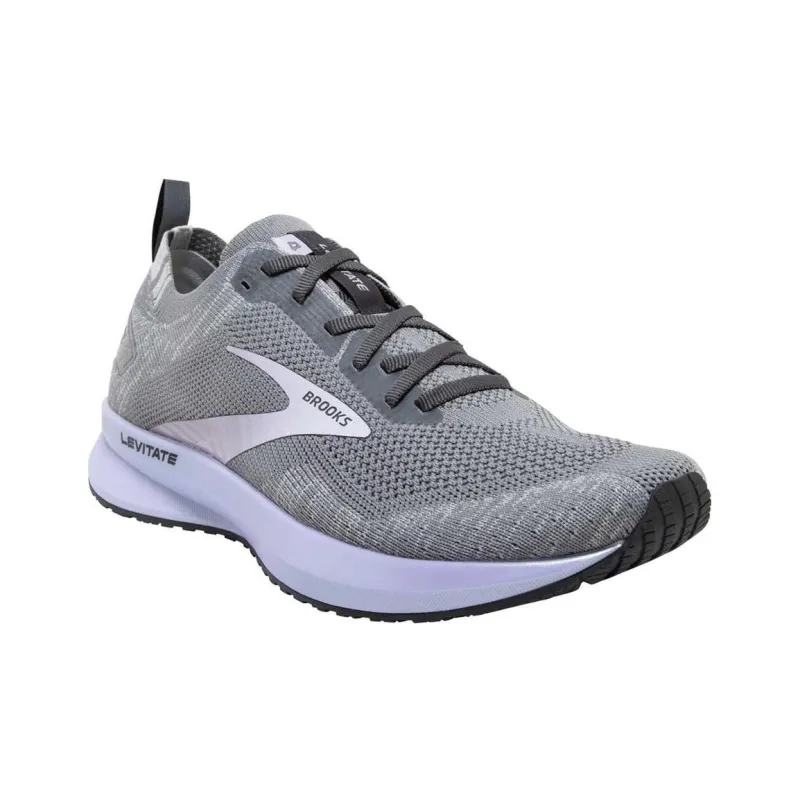 Brooks Women's Levitate 4 'Grey Blackened Pearl'-1