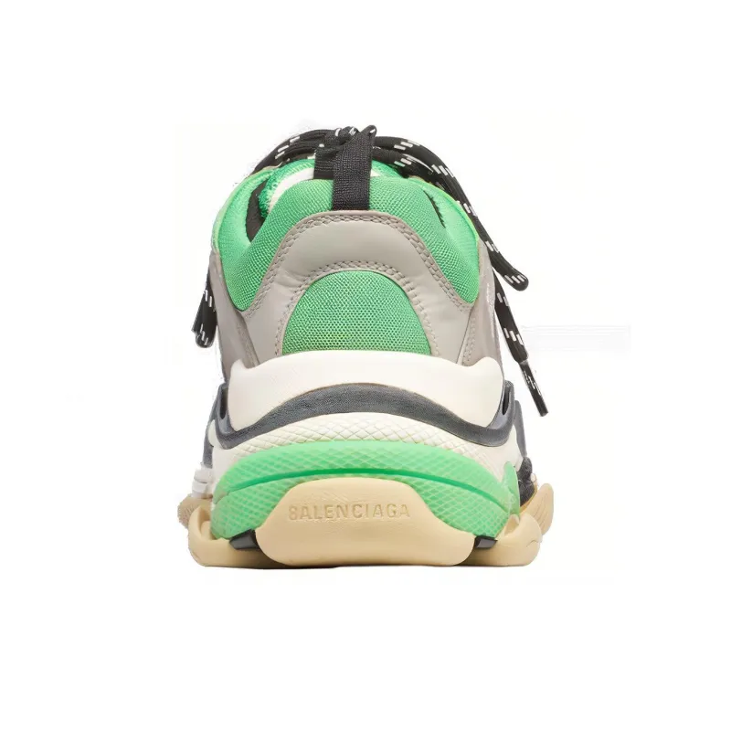 Balenciaga Triple S Green Grey-3