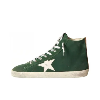 Golden Goose Francy Stylish Skateboarding Shoes Men's Green Old-fashioned