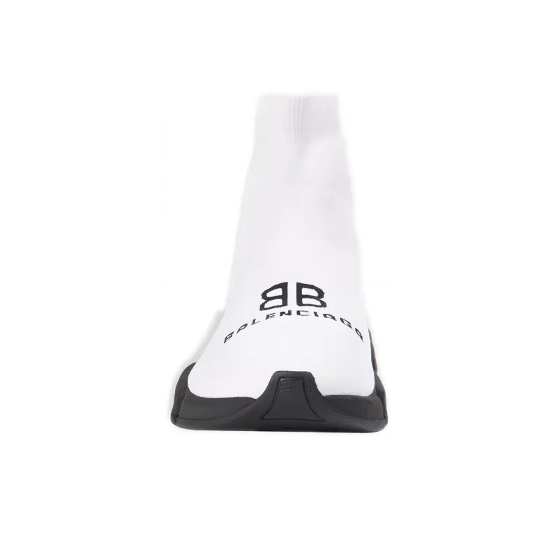 Balenciaga Speed Recycled Sneakers White/Black Women's-2
