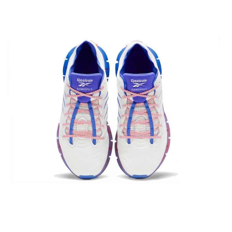 Reebok Chromat X Zig Kinetica 'White Acid Blue'-4