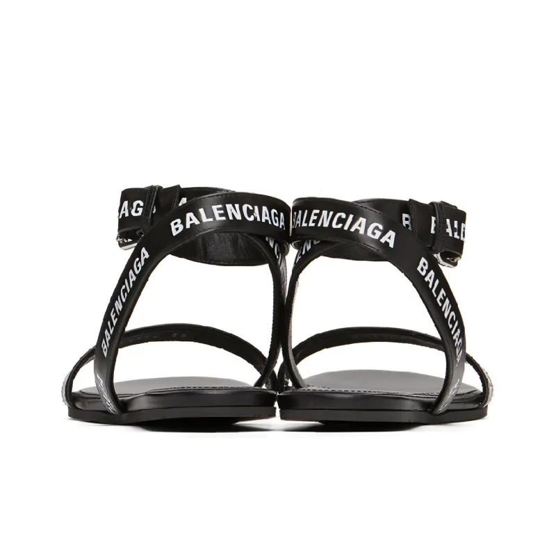 Balenciaga Sports Sandals 'Black White' Women's-3